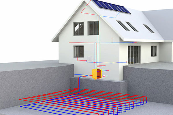 impianto geotermico pompa di calore